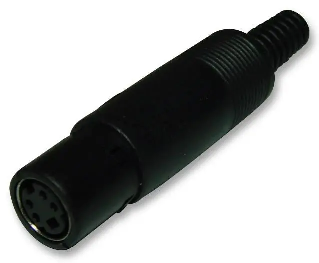 Pro Signal 4-pins Mini-DIN Inline Stopcontact