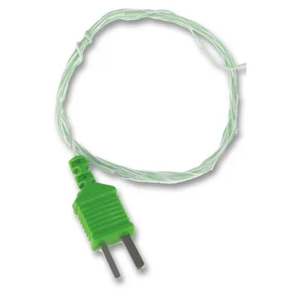 K Type PTFE Fine Wire Thermocouple Temperature Probe -100°C to +250°C
