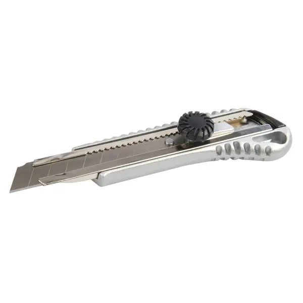 Silverline 18mm Snap-Off Knife with Metal Body