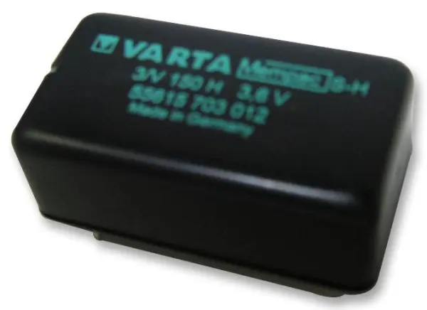 VARTA 3.6V 80mAh PCB-gemonteerde geheugenbeschermingsbatterij