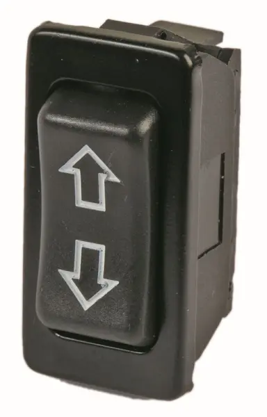 AUTO BAR Momentary Electric Window Rocker Switch Black 12V DC 20A