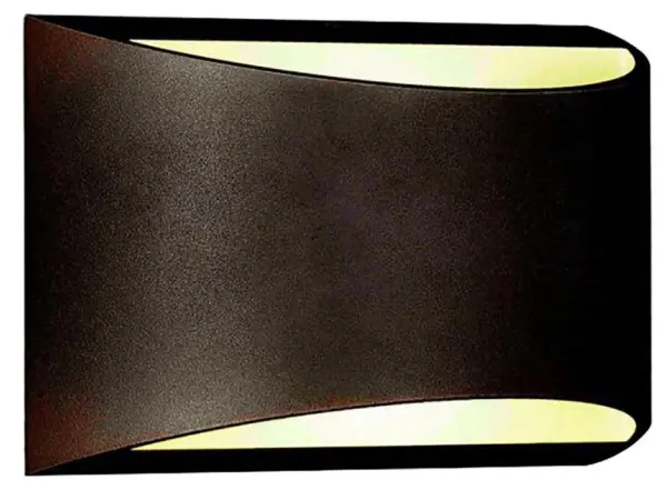 V-TAC 10W 업/다운 LED 벽등, IP54, 4000K, 800루멘, 블랙