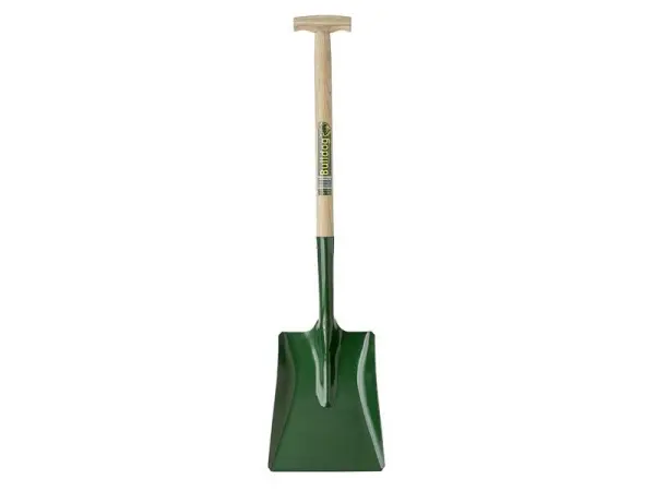 Bulldog No.2 Open Socket Square Shovel with T-Handle