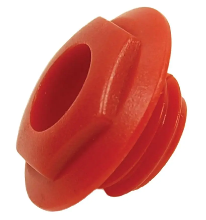 CLIFF S4 Porca e Anel de Soquete, Vermelho, Pack de 10