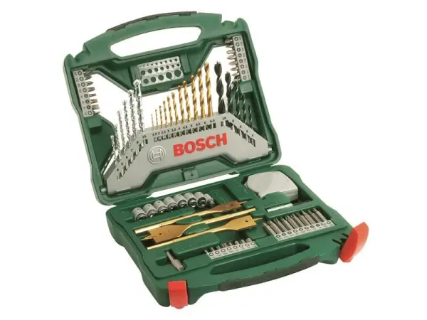 Bosch X-Line Titanium Drill & Screwdriver Bit Set, 70 Pc