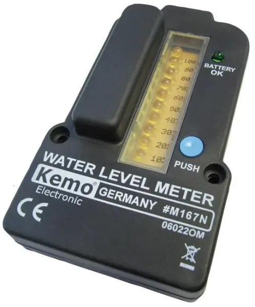 KEMO ELECTRONIC - Wasserstandsanzeige für Wassertanks