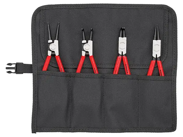Knipex Circlip Pliers Set, 4-Piece, in Storage Roll