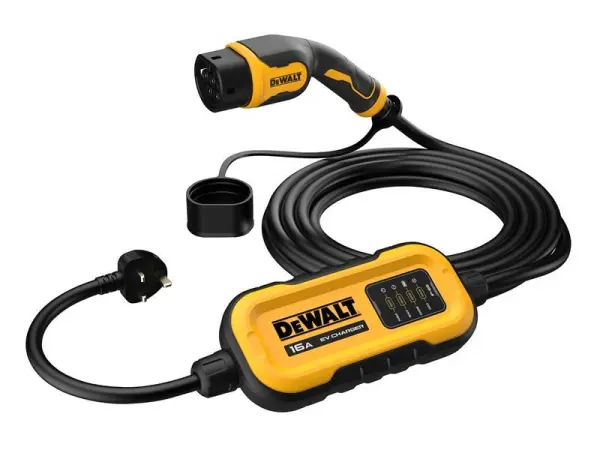 DEWALT Portable EV Charger 16A, 7.5m Cable