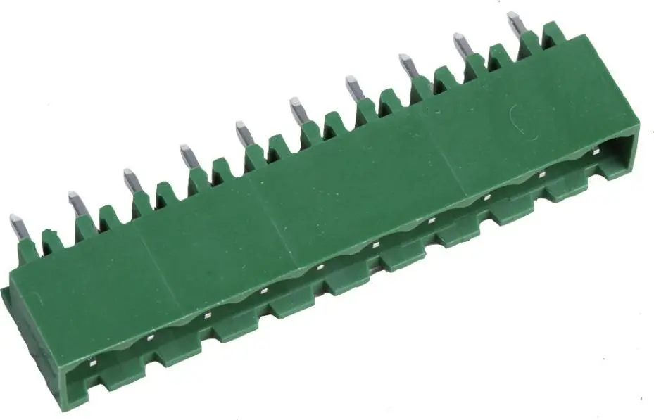 MULTICOMP PRO בלוק מסוף 5.08 מ״מ 10 יציאות אנכי לעמודי PCB, 16A