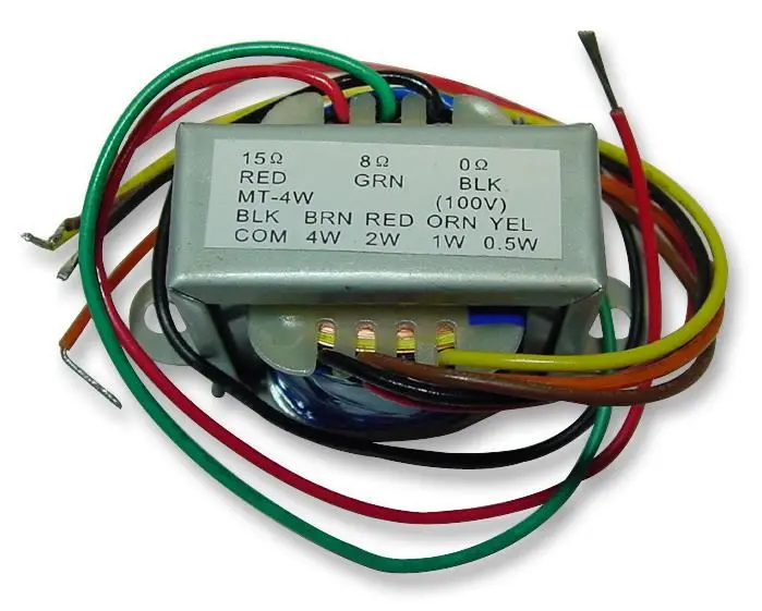 EAGLE 100V Lijn Transformator, 4W, 8Ω tot 15Ω