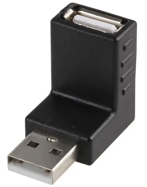 PRO SIGNAL USB 2.0 Type-A Hoekadapter (21mm)