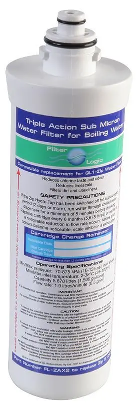 FILTER LOGIC - Penapis Air Serasi Pengganti QL1-Zip 5 Mikron Tindakan Tiga Guna