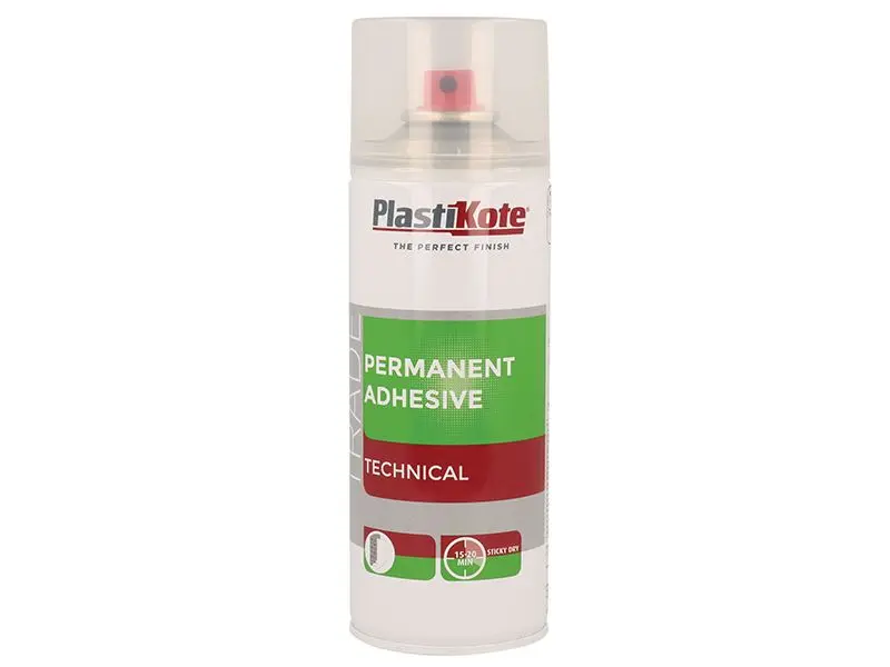 PlastiKote Trade Permanent Spray Adhesive 400ml Can