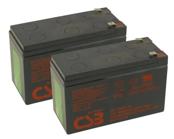 HiLo 12V 34W Sealed Lead Acid Battery 2 Pack