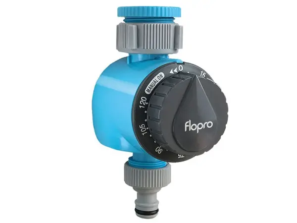 Minuterie mécanique Flopro pour l'irrigation du jardin, 120 minutes