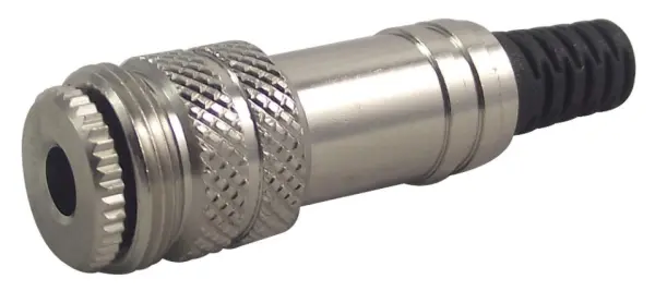 Connecteur Jack femelle LUMBERG 3 pôles 3,5 mm, montage sur câble