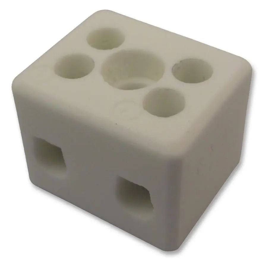CAMDENBOSS Ceramic Terminal Block, 2-Way, 32A, 1000°C