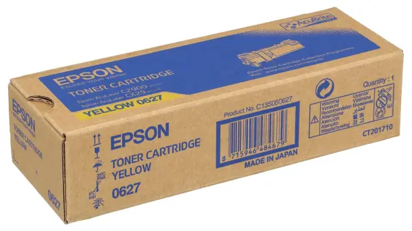 Epson C2900 Original Toner Cartridge Yellow 2500 Pages