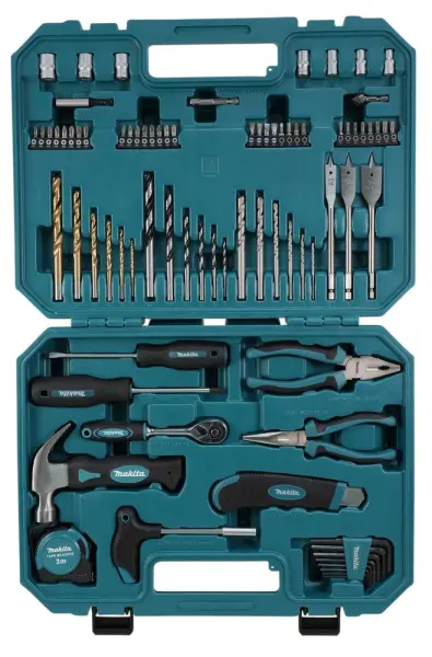 Makita Coffret 80 Pièces de Mèches et Outillage Manuel