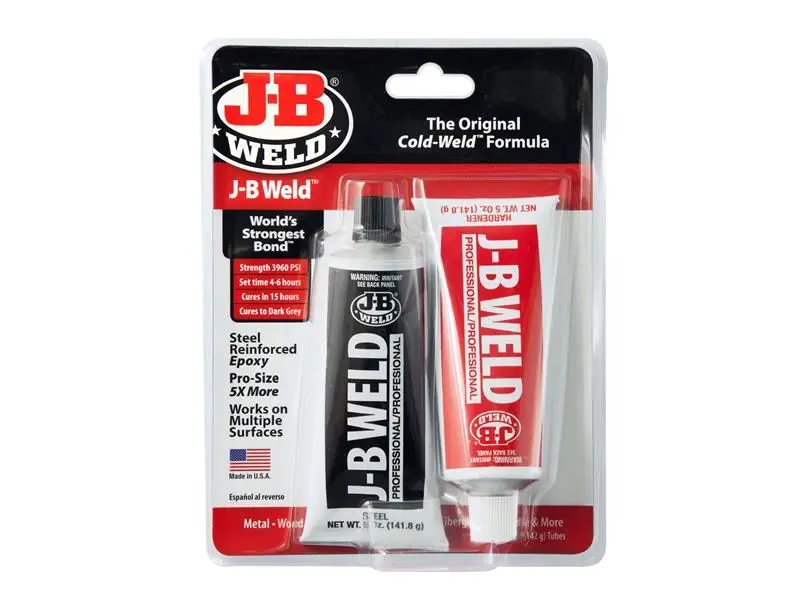 J-B Weld Original Cold-Weld Epoxy, 2 x 148ml, Strong Bonding