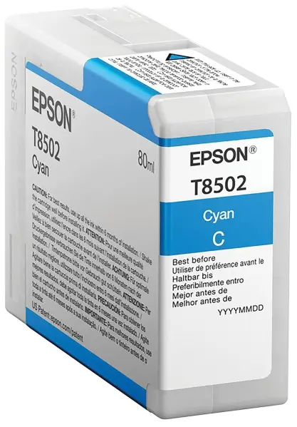 Epson T8502 Original Cyan Ink Cartridge (Type T8502)