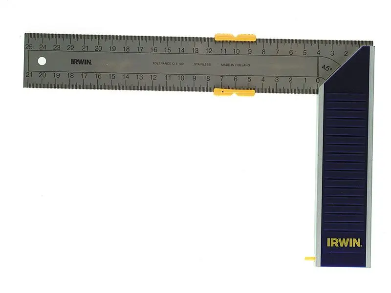 IRWIN® 鋁製直角斜角尺 300毫米（12吋）