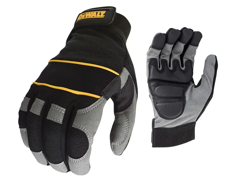 DeWALT Luvas com Gel para Ferramentas Elétricas, Preto/Cinza, Grande, 162g