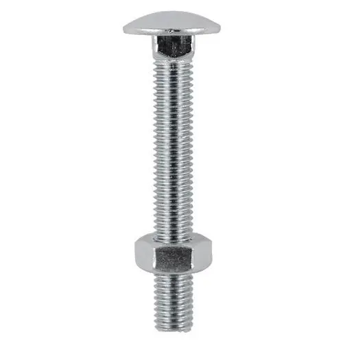 Timco M10 x 150mm Stainless Steel Carriage Bolts & Hex Nuts (2 Pack)