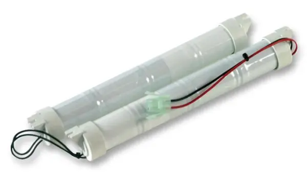 HiLo 9.6V 4Ah Ni-Cd 非常照明用バッテリーパック エンドキャップ付