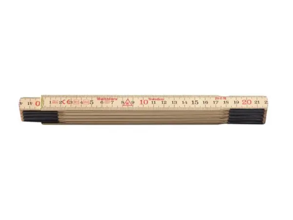 Pembaris Lipat Kayu Hultafors, 2 Meter