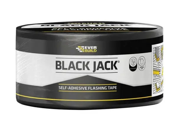 Everbuild Sika Black Jack® Fita de Vedação, 100mm x 10m
