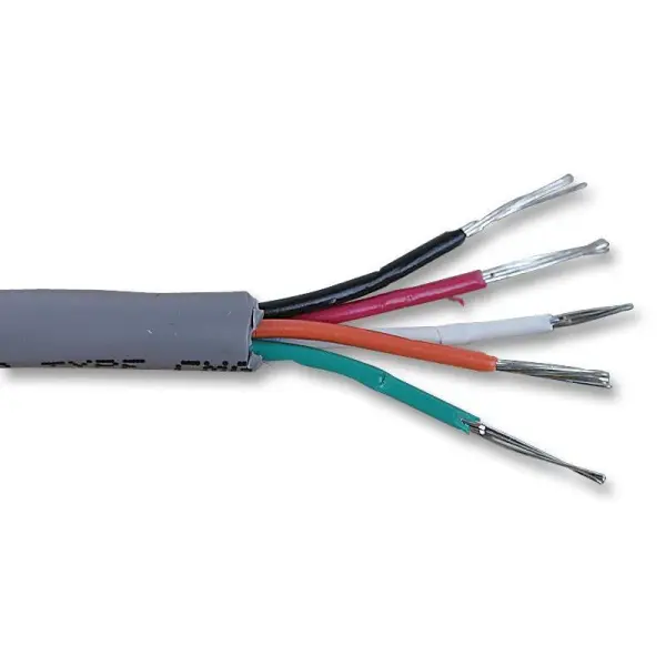 ALPHA WIRE 5-Core 18 AWG PVC Cable 300V, 30.5m Grey