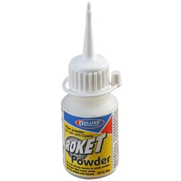 DELUXE Roket Powder for Superglue Strengthening, 40g