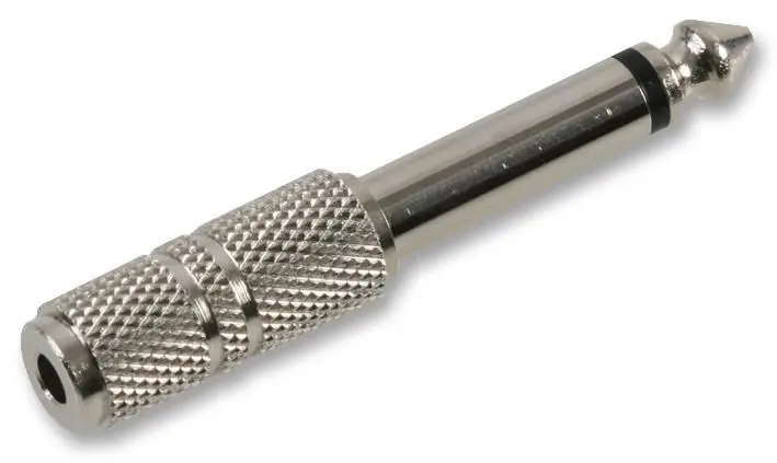 PRO SIGNAL ジャックアダプター 3.5mm オス to 6.35mm メス モノラル