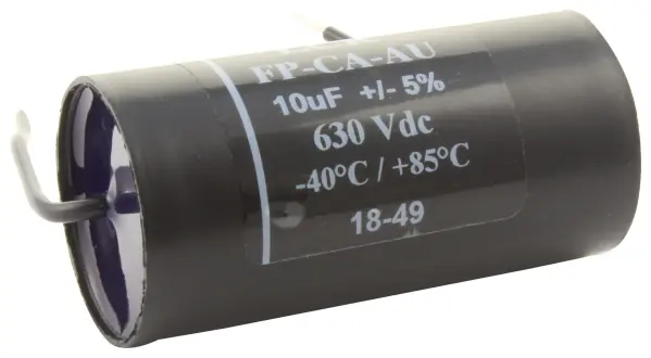 AMPOHM Audio Film Capacitor 10µF 630V PP Axial Leaded