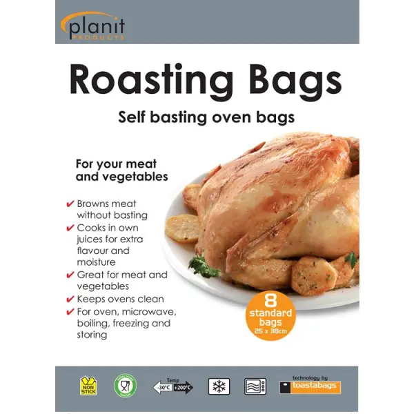 Planit Products Standard Oven Roasting Bags 8pk