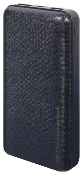 Gembird PB20-02 20000mAh Power Bank, Black