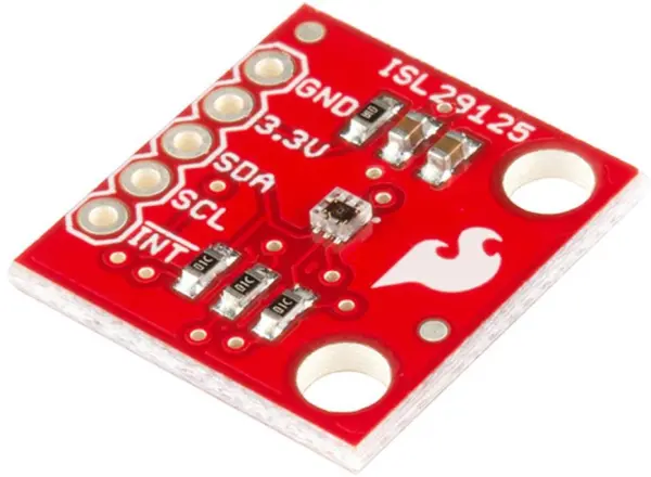 SPARKFUN ELECTRONICS ISL29125 לוח חיישן אור RGB