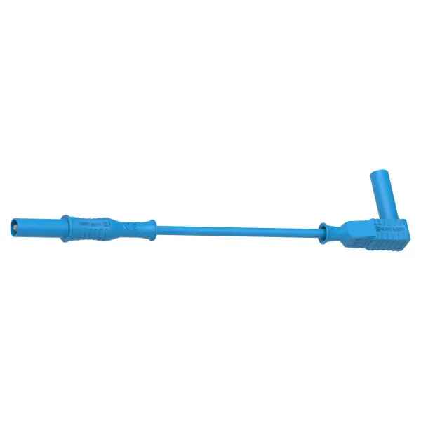 Multicomp Pro 4mm Banana Plug Safety Patchcord, Blue, 1m, 20A