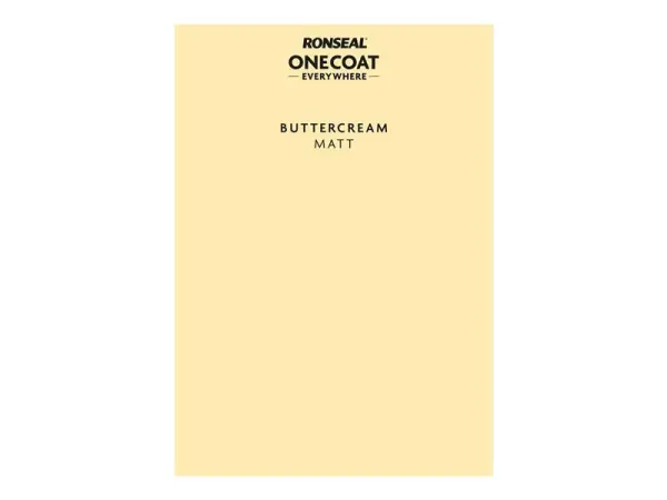 Ronseal Peel & Stick Paint Swatch - Buttercream