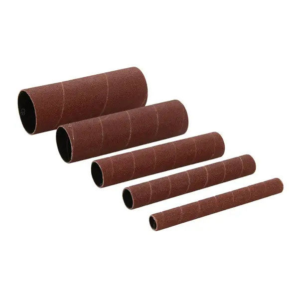 Triton Aluminium Oxide Sanding Sleeves, 80G, 5-Piece Set