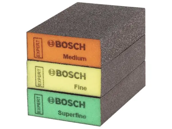 Bosch XPERT S471 Sanding Block Set, 3-Piece
