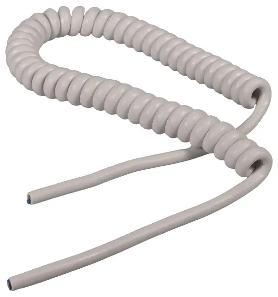 CONCORDIA TECHNOLOGIES Coiled Extensible Cable 3 Core 1.5mm² 16A - White