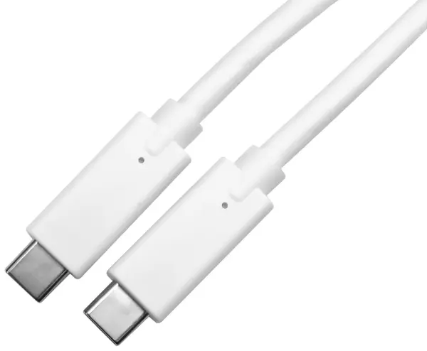 NEWLINK USB-C to USB-C Lead USB 3.2 Gen 2 10Gbps - White 1.8m