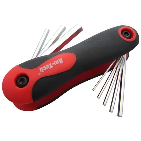 Amtech Folding Hex Key Set, 8-Piece