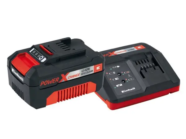 Einhell Power X-Change Starter Kit - 18V 3.0Ah Battery & Charger