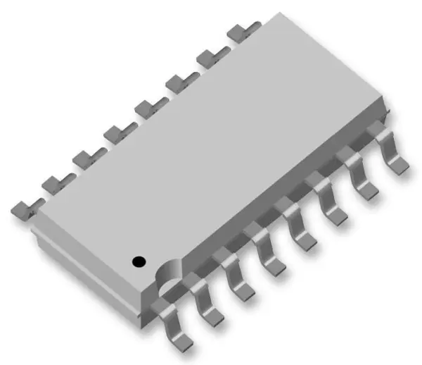 VISHAY TCMD4000 Quad Optocoupler, Darlington Output, SOP-16, 3.75kV