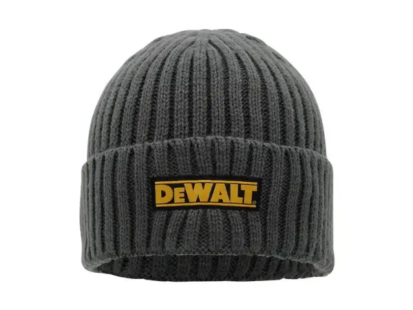 Bonnet tricoté DEWALT pour temps froid, gris
