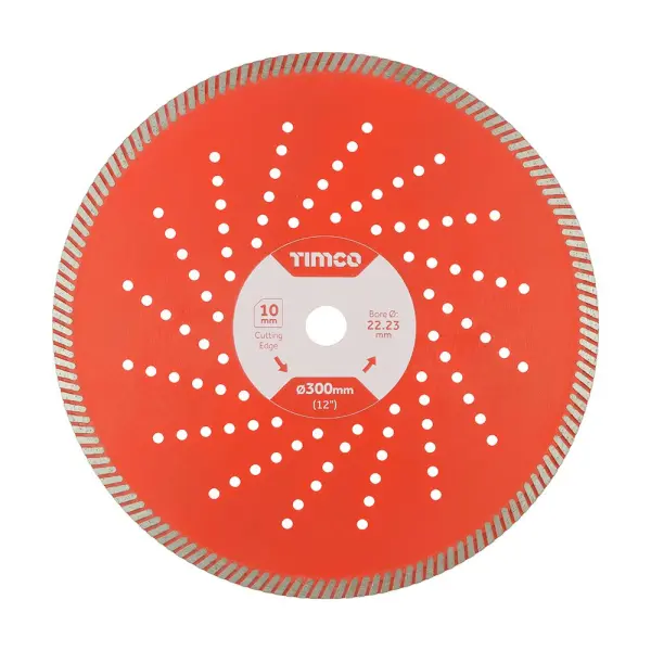 Premier Diamond Blade, Turbo Continuous Rim, 300mm