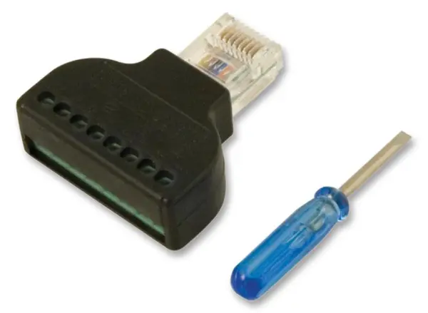 CLEVER LITTLE BOX RJ45 naar 8-Pin Terminal Adapter